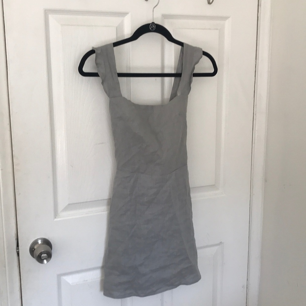 Reformation Mini Dress With Crossable Straps